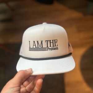 Rope band trucker hat